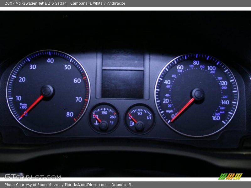 Campanella White / Anthracite 2007 Volkswagen Jetta 2.5 Sedan