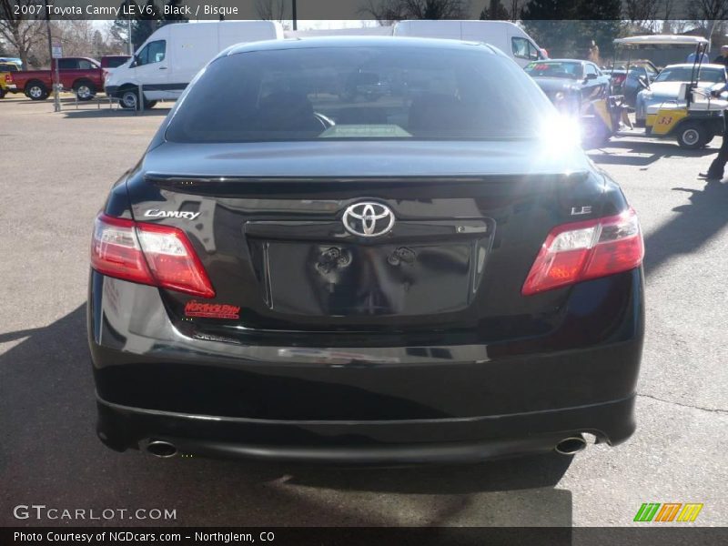 Black / Bisque 2007 Toyota Camry LE V6
