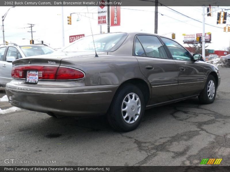 Dark Bronzemist Metallic / Medium Gray 2002 Buick Century Custom