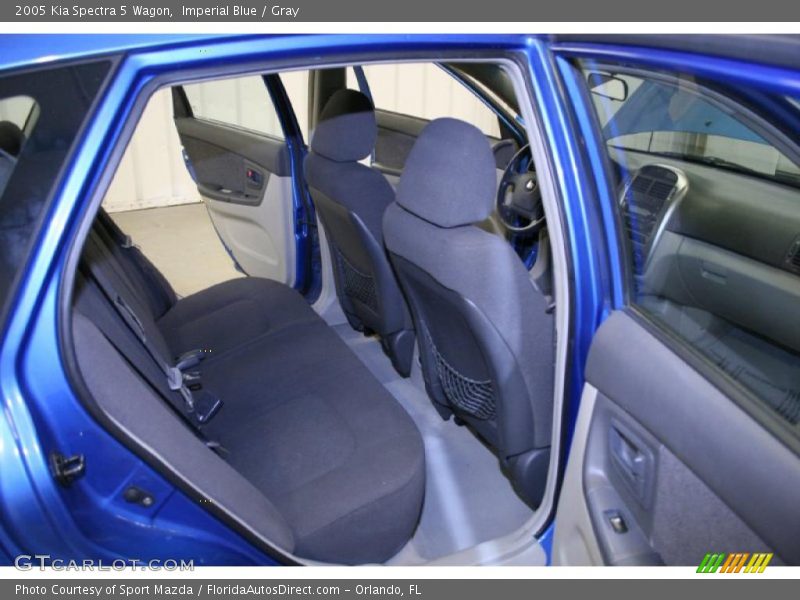 Imperial Blue / Gray 2005 Kia Spectra 5 Wagon