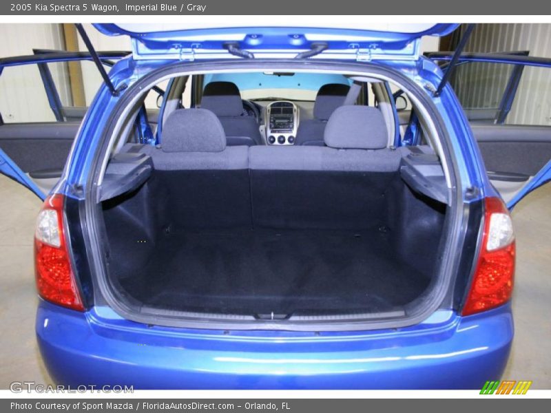 Imperial Blue / Gray 2005 Kia Spectra 5 Wagon