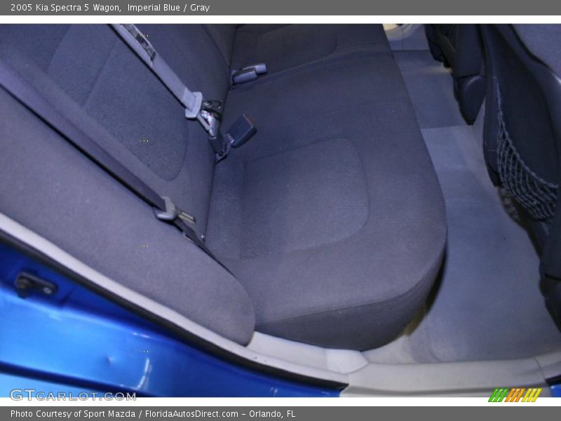 Imperial Blue / Gray 2005 Kia Spectra 5 Wagon