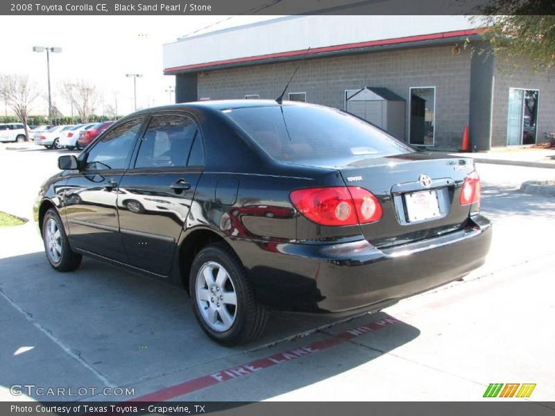 Black Sand Pearl / Stone 2008 Toyota Corolla CE