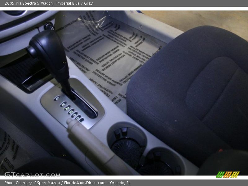 Imperial Blue / Gray 2005 Kia Spectra 5 Wagon