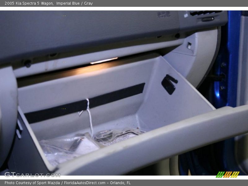Imperial Blue / Gray 2005 Kia Spectra 5 Wagon