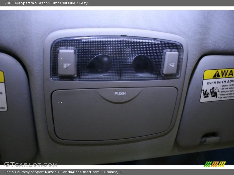 Imperial Blue / Gray 2005 Kia Spectra 5 Wagon