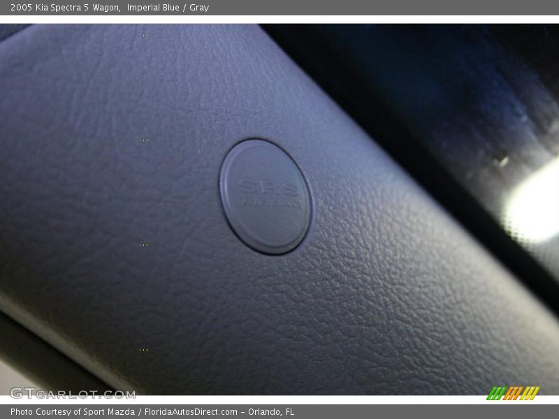 Imperial Blue / Gray 2005 Kia Spectra 5 Wagon