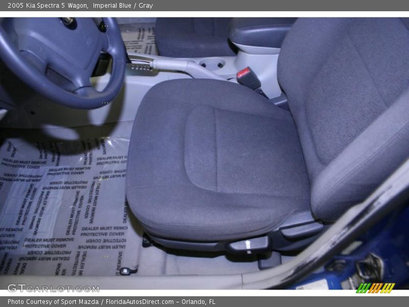 Imperial Blue / Gray 2005 Kia Spectra 5 Wagon