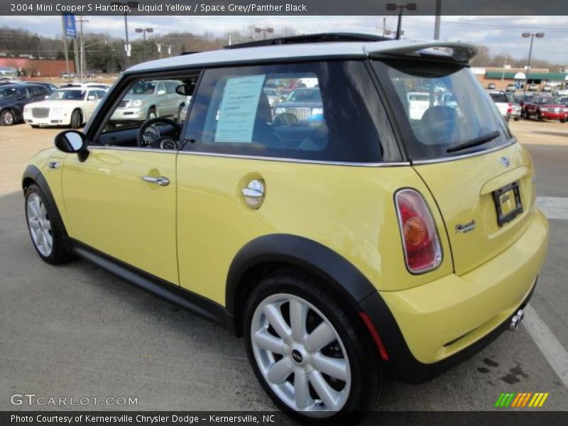Liquid Yellow / Space Grey/Panther Black 2004 Mini Cooper S Hardtop