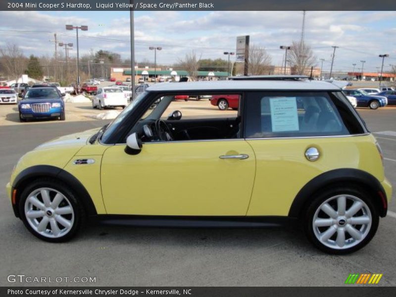 Liquid Yellow / Space Grey/Panther Black 2004 Mini Cooper S Hardtop