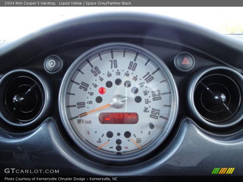 Liquid Yellow / Space Grey/Panther Black 2004 Mini Cooper S Hardtop