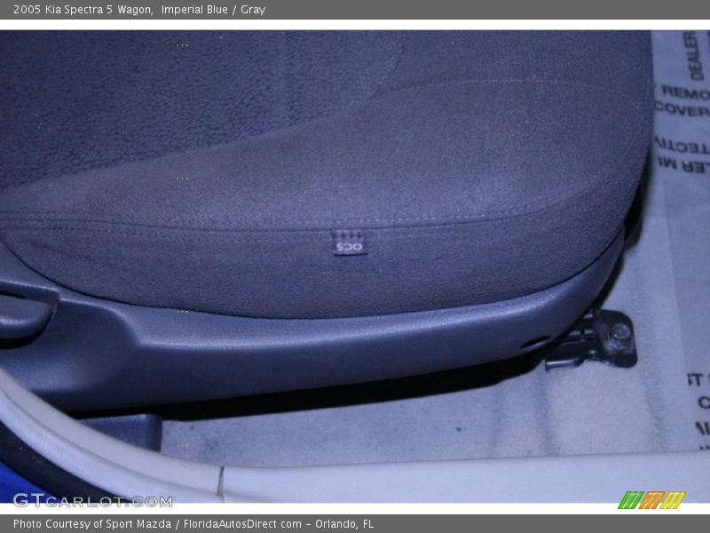 Imperial Blue / Gray 2005 Kia Spectra 5 Wagon