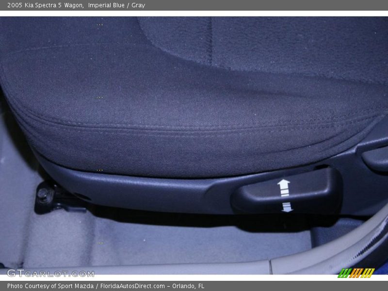 Imperial Blue / Gray 2005 Kia Spectra 5 Wagon