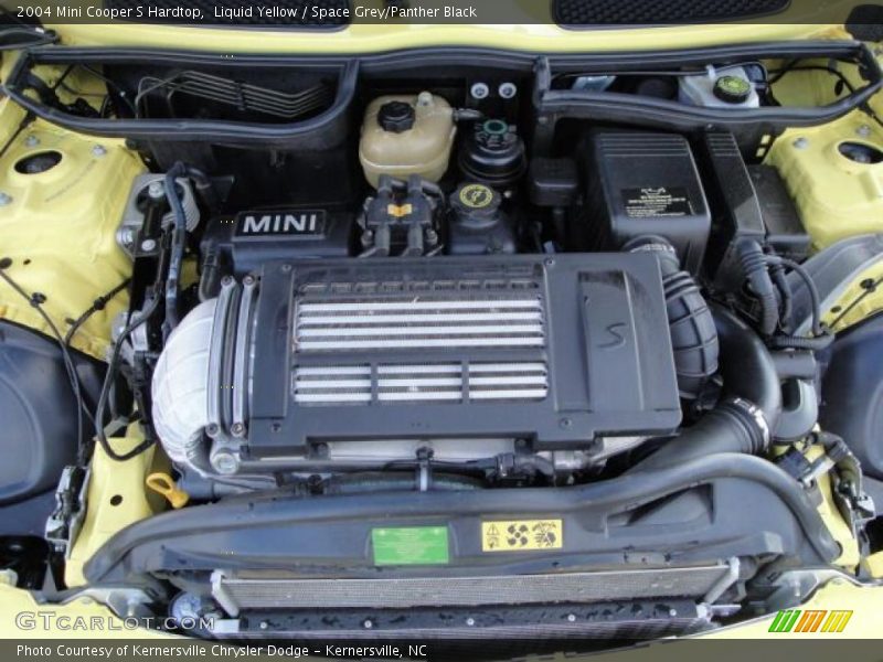 Liquid Yellow / Space Grey/Panther Black 2004 Mini Cooper S Hardtop