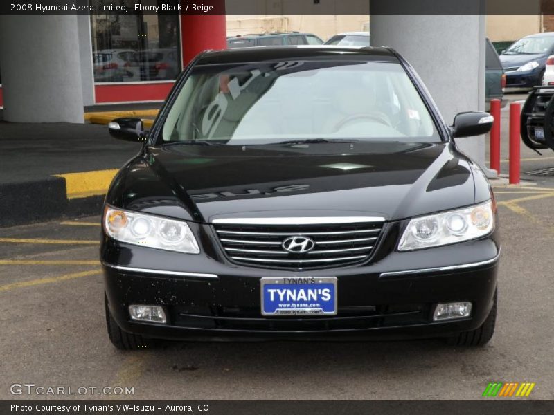Ebony Black / Beige 2008 Hyundai Azera Limited