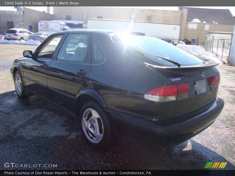 Black / Warm Beige 1999 Saab 9-3 Sedan