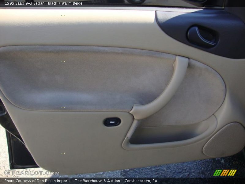 Black / Warm Beige 1999 Saab 9-3 Sedan