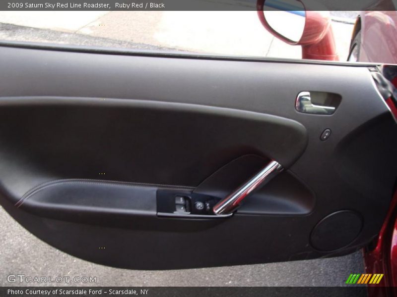 Ruby Red / Black 2009 Saturn Sky Red Line Roadster