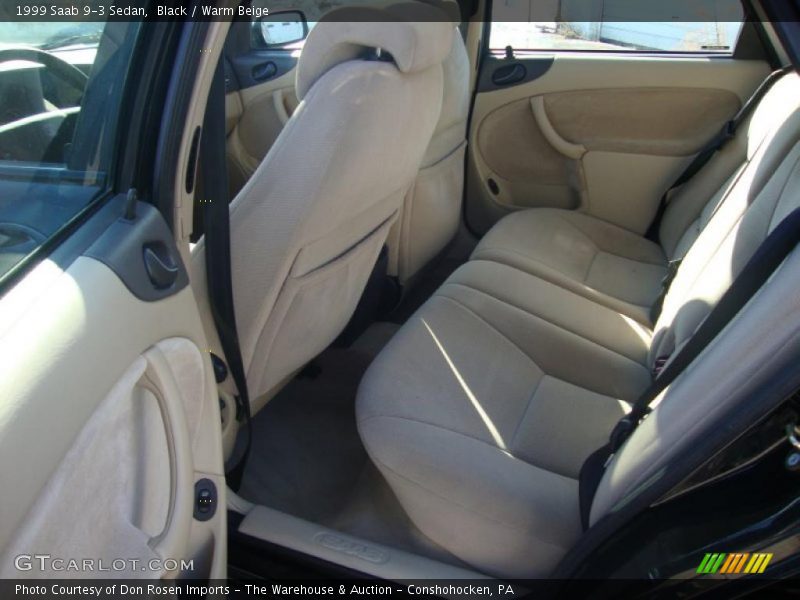Black / Warm Beige 1999 Saab 9-3 Sedan