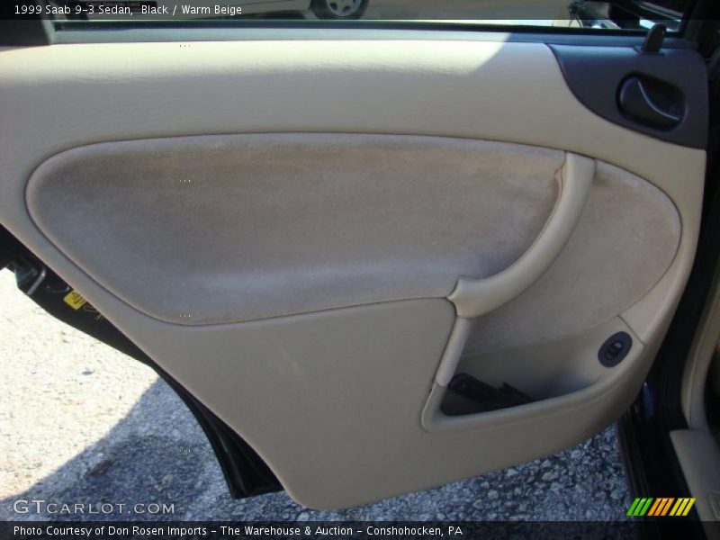 Black / Warm Beige 1999 Saab 9-3 Sedan