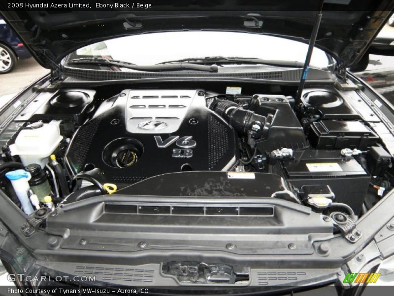 Ebony Black / Beige 2008 Hyundai Azera Limited