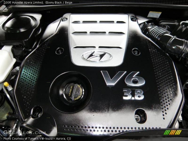 Ebony Black / Beige 2008 Hyundai Azera Limited