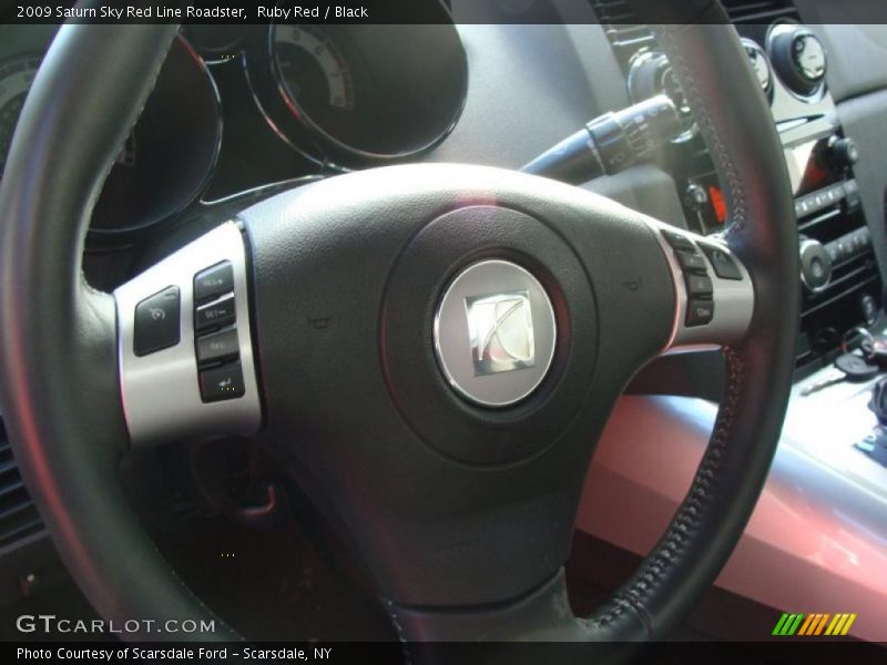 Ruby Red / Black 2009 Saturn Sky Red Line Roadster