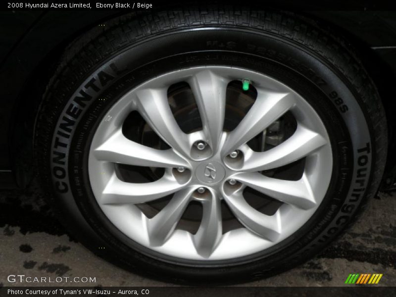 Ebony Black / Beige 2008 Hyundai Azera Limited
