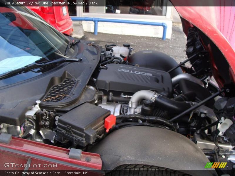 Ruby Red / Black 2009 Saturn Sky Red Line Roadster
