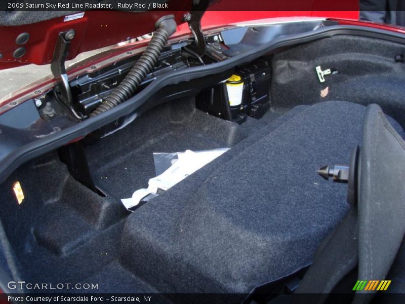 Ruby Red / Black 2009 Saturn Sky Red Line Roadster