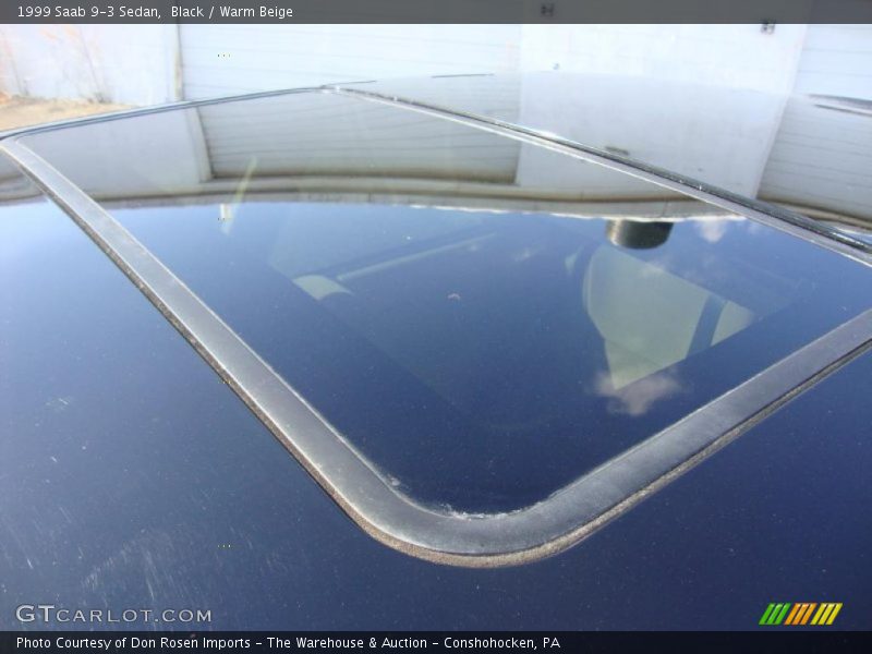 Black / Warm Beige 1999 Saab 9-3 Sedan