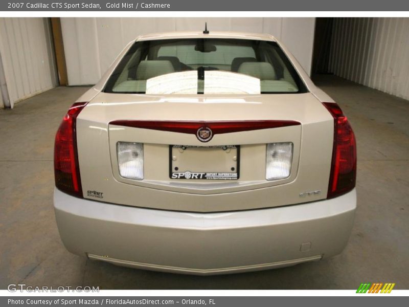 Gold Mist / Cashmere 2007 Cadillac CTS Sport Sedan