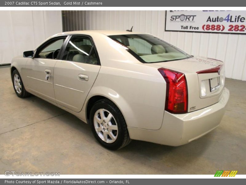 Gold Mist / Cashmere 2007 Cadillac CTS Sport Sedan