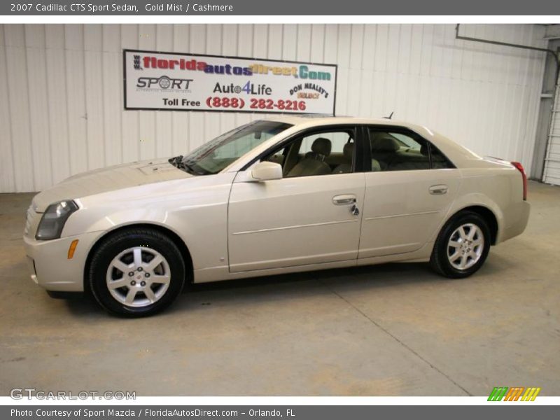 Gold Mist / Cashmere 2007 Cadillac CTS Sport Sedan
