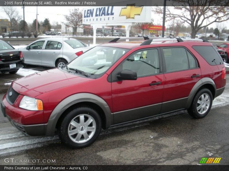 Redfire Metallic / Pebble 2005 Ford Freestyle SE AWD