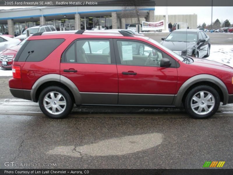 Redfire Metallic / Pebble 2005 Ford Freestyle SE AWD
