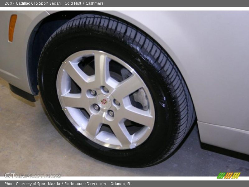 Gold Mist / Cashmere 2007 Cadillac CTS Sport Sedan