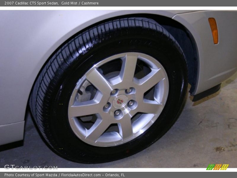Gold Mist / Cashmere 2007 Cadillac CTS Sport Sedan