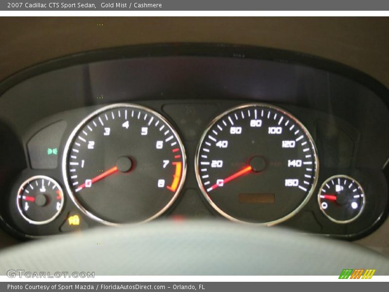 Gold Mist / Cashmere 2007 Cadillac CTS Sport Sedan
