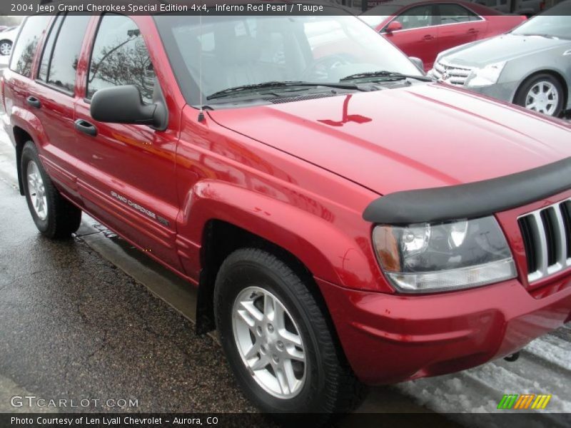 Inferno Red Pearl / Taupe 2004 Jeep Grand Cherokee Special Edition 4x4