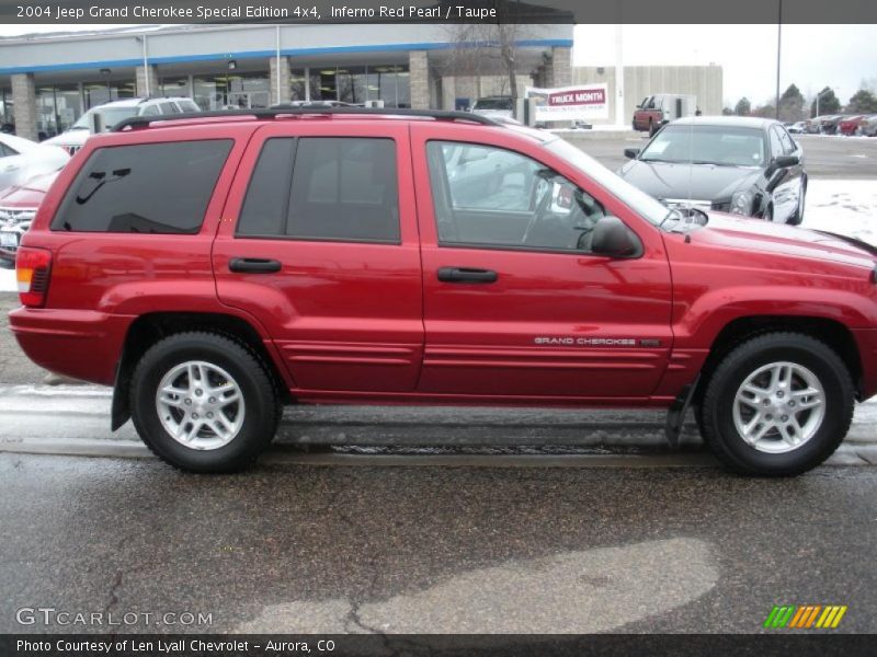 Inferno Red Pearl / Taupe 2004 Jeep Grand Cherokee Special Edition 4x4