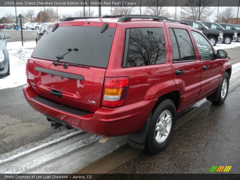 Inferno Red Pearl / Taupe 2004 Jeep Grand Cherokee Special Edition 4x4