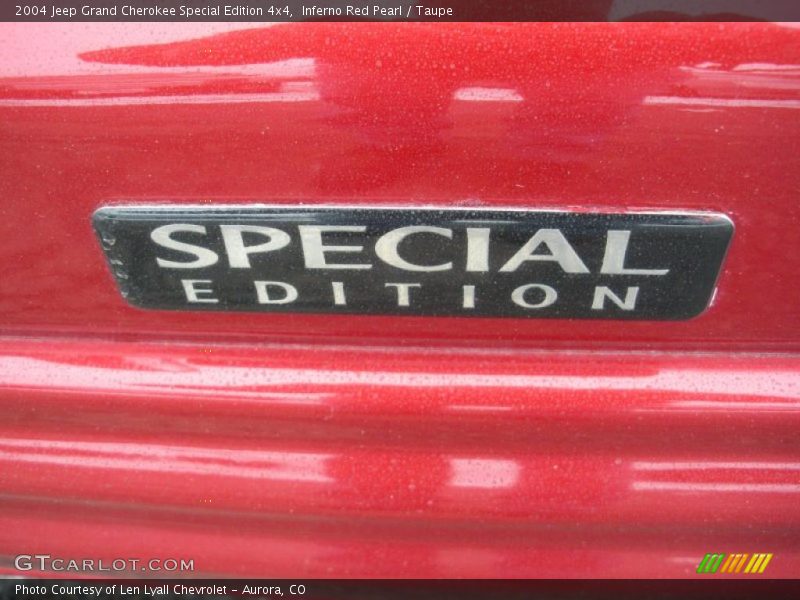 Inferno Red Pearl / Taupe 2004 Jeep Grand Cherokee Special Edition 4x4