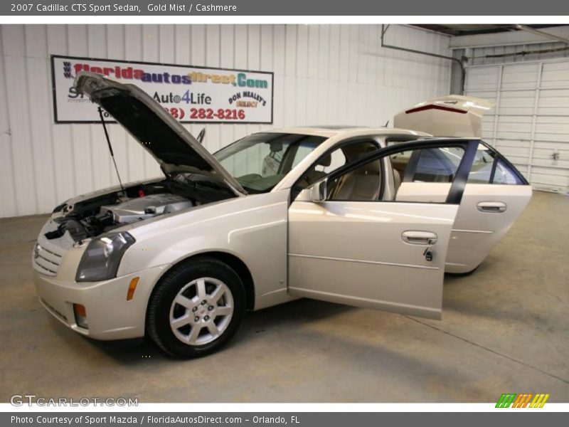 Gold Mist / Cashmere 2007 Cadillac CTS Sport Sedan