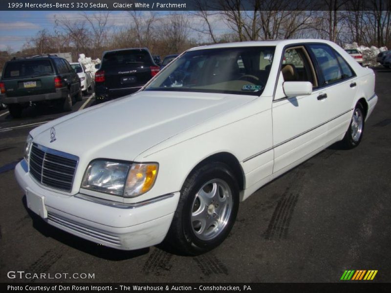 Glacier White / Parchment 1999 Mercedes-Benz S 320 Sedan