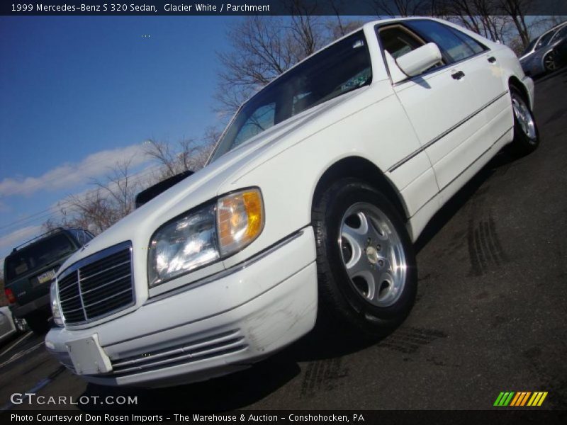 Glacier White / Parchment 1999 Mercedes-Benz S 320 Sedan