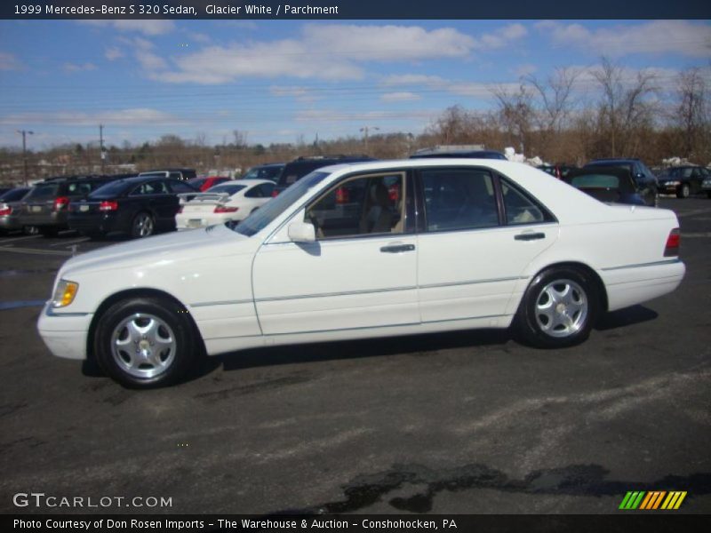 Glacier White / Parchment 1999 Mercedes-Benz S 320 Sedan