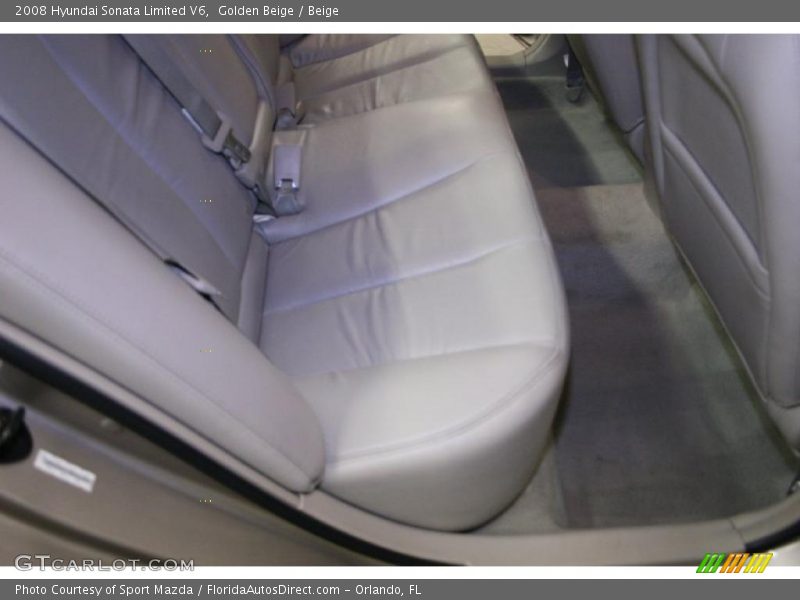 Golden Beige / Beige 2008 Hyundai Sonata Limited V6