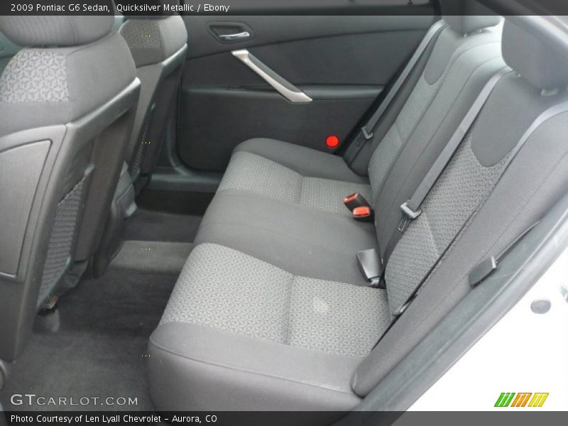 Quicksilver Metallic / Ebony 2009 Pontiac G6 Sedan