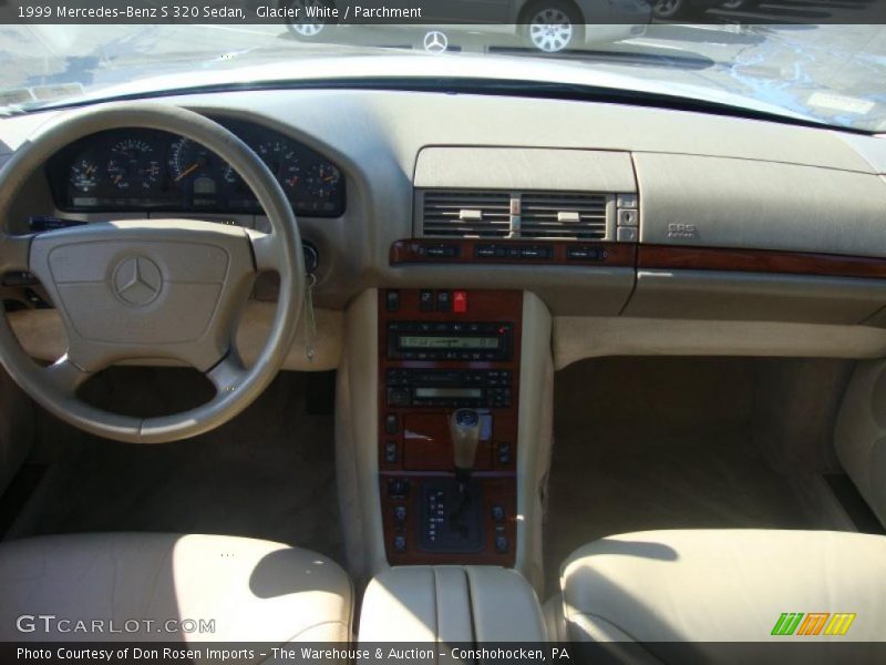 Glacier White / Parchment 1999 Mercedes-Benz S 320 Sedan
